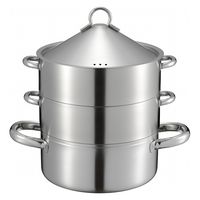 ヨシカワ 蒸しごよみ 二段蒸し器20cm IH対応 4209360 1個 ヨシカワ 蒸しごよみ 二段蒸し器20cm IH対応 4209360 1個