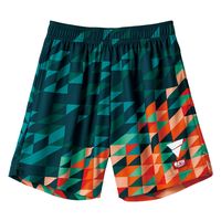 VICTAS(ヴィクタス) 卓球 ゲームパンツ V-GP221 L グリーン×オレンジ 522101 1枚（直送品）