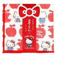 （数量限定）白雪 友禅ふきん 吸水性がよく すぐ乾く 友禅染め かや織りふきん 台拭き 食器拭き ハローキティ 1枚