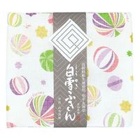 白雪 友禅ふきん 吸水性がよく すぐ乾く 友禅染め かや織りふきん 台拭き 食器拭き キャンディプラネット ピンク 1枚