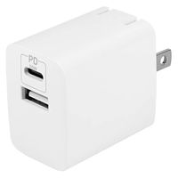 IEebN PowerDelivery20W Type-C×1 Type-A×1 AC[d OWL-APD20C1A1-RWH 1iij