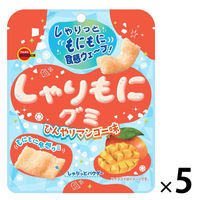 グミ 小袋 しゃりもにグミ ひんやりマンゴー味 57g 5袋 ブルボン