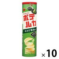 ポテトチップス スナック菓子 ポテルカ わさび醤油味 90ｇ 10箱 ブルボン