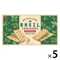 クッキー ビスケット  バジルクラッカー 30枚入 5箱 ブルボン