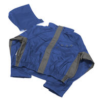 コヤナギ GWー01 腰ベルト対応 レインジャケット 地上作業向け ネイビー M 1着（直送品）