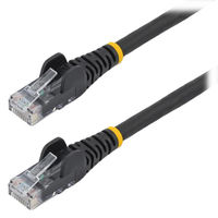 Startech.com カテゴリー6 LANケーブル ー 1m／ブラック／低煙ゼロハロゲン対応 N6LPATCH1MBK 1本