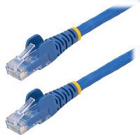 Startech.com カテゴリー6 LANケーブル ー 50cm／ブルー／低煙ゼロハロゲン対応 1本