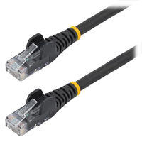 Startech.com カテゴリー6 LANケーブル ー 2m／ブラック／低煙ゼロハロゲン対応 N6LPATCH2MBK 1本