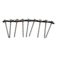 山喜産業 ステンレス連結傘釘大平頭黒パッキン SUS304 9本連結 防水・屋根用