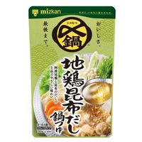 ミツカン 〆まで美味しい 地鶏昆布だし鍋つゆ ストレート 750g　1個