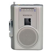 廣華物産 ACアダプタ付属 ラジオ付テープレコーダー PCT-02RM 1台