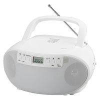 廣華物産 CDラジオ【ワイドFM対応】 KC-132W 1台