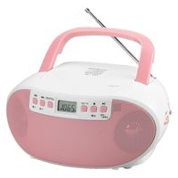 廣華物産 CDラジオ【ワイドFM対応】 KC-132P 1台