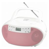 廣華物産 CDラジオ【ワイドFM対応】 KC-132WP 1台