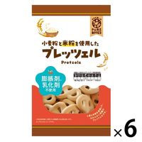 おつまみ　スナック菓子 小麦粉と米粉を使用したプレッツェル 80g 1セット（1袋×6） クリート