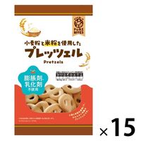 おつまみ　スナック菓子 小麦粉と米粉を使用したプレッツェル 80g 1セット（1袋×15） クリート
