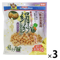 ドギーマン 絹紗 ささみ キューブ 野菜入り 国産 300g（100g×3袋）3袋 ドギーマンハヤシ 犬用 おやつ