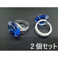 エルブレイン ジュエリータイプのナプキンリング クリア 2個セット LB24021 1箱(2個入)（直送品）