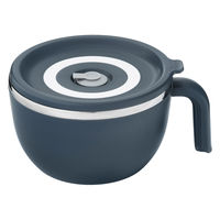 武田コーポレーション ハンドル付き即席ラーメンメーカー HDLNDL-GY 1箱(12個入)（直送品）