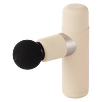 筋膜リリースガン リフレッシュガン 3段階振動 アタッチメント (4種類) 軽量 ベージュ HCR-GN01XBE エレコム 1個（直送品）