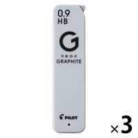 パイロット シャープ替芯 ネオックス・グラファイト 0.9mm ＨＢ HRFGー09ーHB 1セット（1個×3）