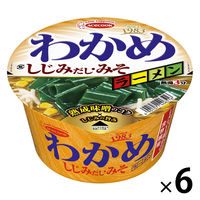 わかめラーメン　しじみだし・みそ 6個 エースコック
