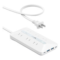 USBタップ 電源タップ 延長コード 1.5m Anker 6個口 4ポート 薄型 コンパクト A91F2521 1台