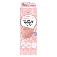 興和 三次元ダイヤモンドマスクフリーサイズホワイト