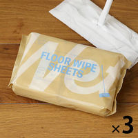 【アウトレット】フローリングワイパー用ウェットシート99.9%除菌 2層 厚手タイプ 各社共通サイズ アスクルオリジナル