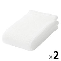 無印良品 やわらか泡立てボディタオル 約２５×９０ｃｍ 1セット（1枚×2） 良品計画