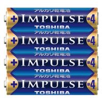 アルカリ乾電池 東芝 電池 単4形 インパルス　10年保存 LR03H 4KP 1パック（4本）