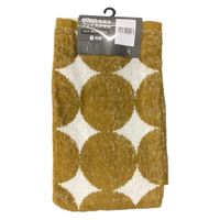 【アウトレット】丸眞 ドット柄（BR）　フェイスタオル2枚組 1パック（2枚入）