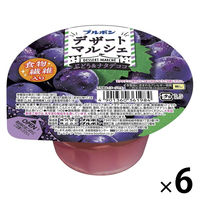 デザートマルシェ　ぶどう＆ナタデココ 140g 6個 ブルボン ゼリー デザート