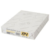 大王製紙　ダイオーマルチカラープリンタ用紙　86411　A4　1冊（500枚入）　クリーム色（わけあり品）