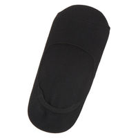 【LAKOLE/ラコレ】 【レディース】ナイロンカラーカバーソックス ブラック 23～25cm（わけあり品）