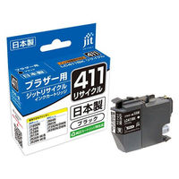 ジット ブラザー（brother）用 リサイクルインク JIT-B411B ブラック 1個（わけあり品）