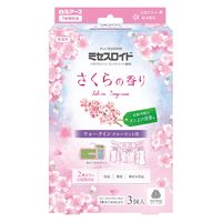 ミセスロイドウォークインクローゼット用 1年防虫 さくらの香り 1箱（3個入） 白元アース
