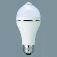 ヤザワコーポレーション バッテリー内蔵センサー電球60W相当電球色 LDA8LGBP 1個