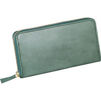 シャディ 日本製ブライドルレザー ラウンド長財布 24-8386-508 1箱（直送品）