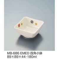 三信化工 四角小鉢 MB-686EMED 1個（直送品）