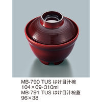 三信化工 【身のみ】三信化工 はけ目汁椀 MB-790TUS 1個（直送品）