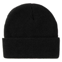 ヤマショウ 現場のチカラ ニット帽子（折り返し） YBK-407BK 1個 オリジナル