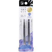 グリーンベル ステンレス製 毛抜きセット PSG-102 1個（直送品）