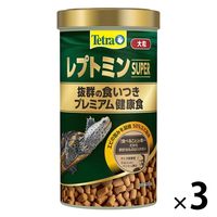 テトラ レプトミン スーパー カメ用フード 中粒 80g 3個