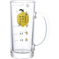 東洋佐々木ガラス レモンサワージョッキ(目安つき) 435ml 217947 1個（直送品）