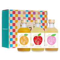 【飲み比べ】みかんのお酒 300ml×1本 ・りんごのお酒 300ml×1本 ・もものお酒 300ml×1本 セット　中埜酒造（わけあり品）