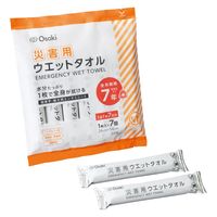 【からだふき】オオサキメディカル 災害用ウエットタオル 個包装 超大判 長期保存 防災 備蓄 からだふき 1袋（7本入）