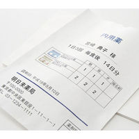 平袋 お薬袋 A5約2000枚 ＋B6 約2000枚 シンリョウ プリンター薬袋/A5R/無地 500303 1箱(2000枚入