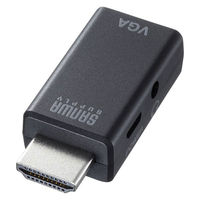 サンワサプライ HDMI-VGA変換アダプタ(オーディオ出力付き) AD-HD25VGA 1個（わけあり品）