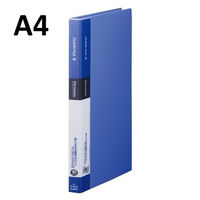 キングジム クリアーファイル シンプリーズ 固定式 40ポケット 青 136SPW-B 1冊（わけあり品）